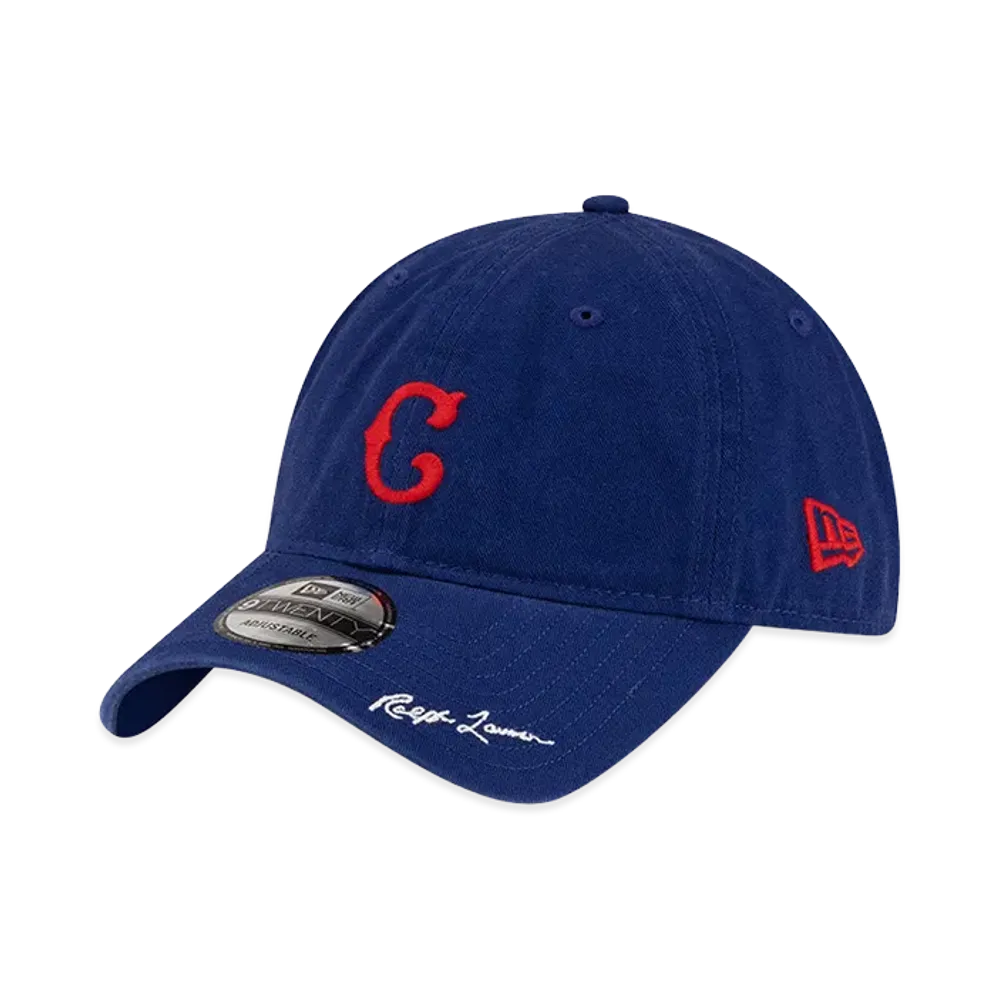 NEW ERA x Polo Ralph Lauren x MLB 9Twenty Cooperstown Chicago Cubs "Light Navy"