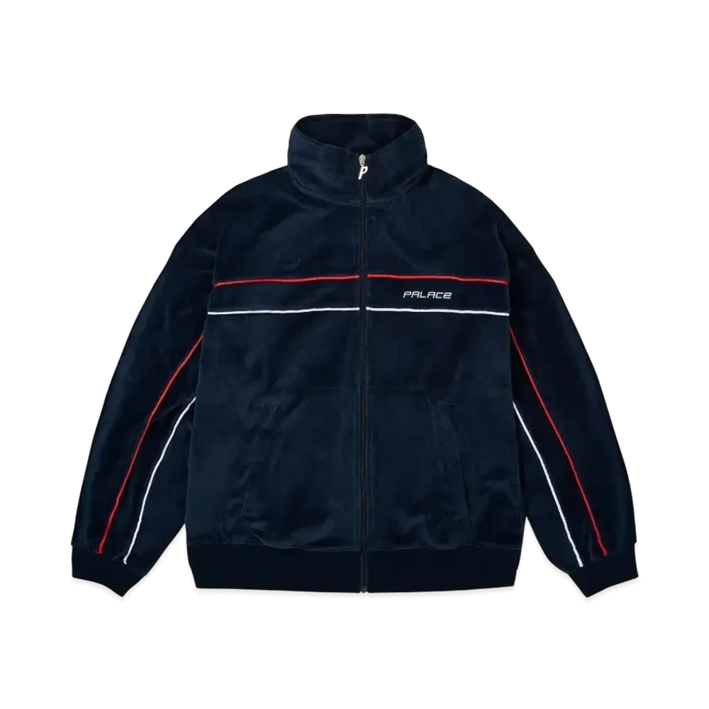 PALACE Piped Velour Funnel "Navy"