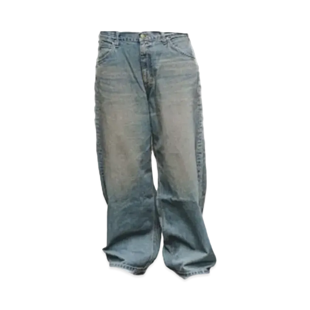 BEAMS x Lee Exclusive Wide Fade Baggy Jeans "FadedIndigo"