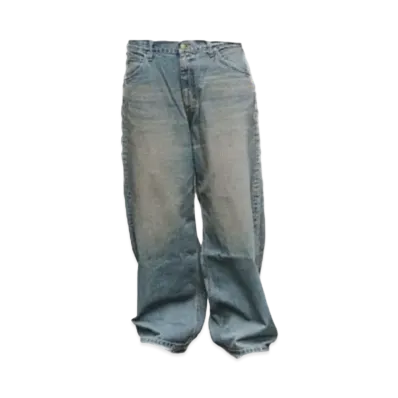BEAMS x Lee Exclusive Wide Fade Baggy Jeans "FadedIndigo"