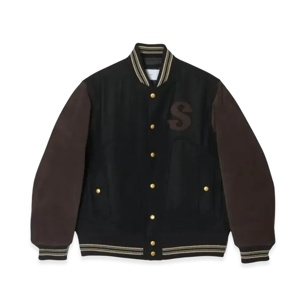 SUGARHILL Leather Studium Jacket "Black/Brown"