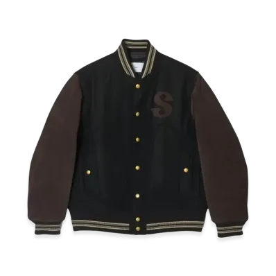 SUGARHILL Leather Studium Jacket "Black/Brown"
