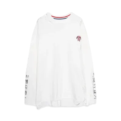 SEVESKIG Vintage L/S Tee Shirt Ver, Maromi "WHITE"