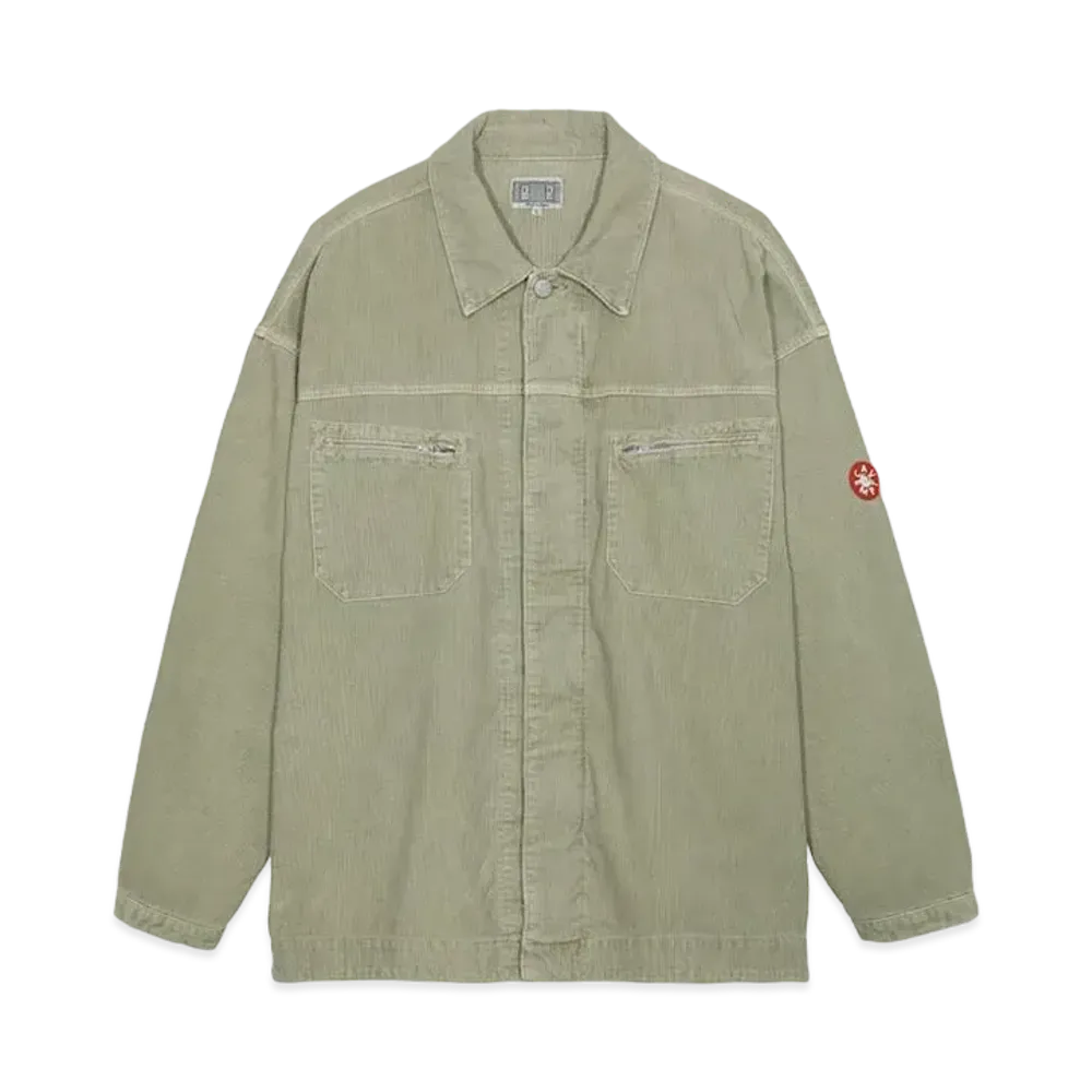 Cav Empt (C.E) OVERDYE CORD ZIP JACKET "Beige"