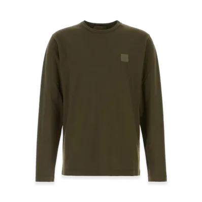 Stone Island Cotton T-Shirt "Olive Green"