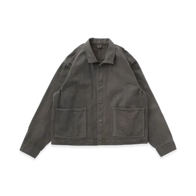 T.T Taiga Takahashi LOT.303 Coverall Jacket "Natural Dyed Logwood Gray"