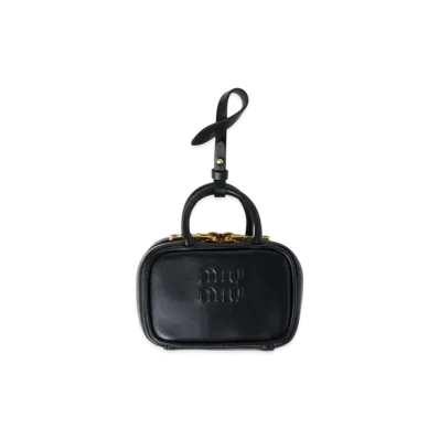 MIUMIU Leather Micro Bag "Black"