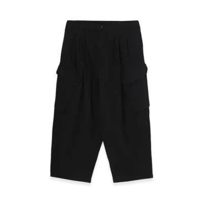 Yohji Yamamoto POUR HOMME Bs Katsuragi 12Tucks Work Pants "Black"