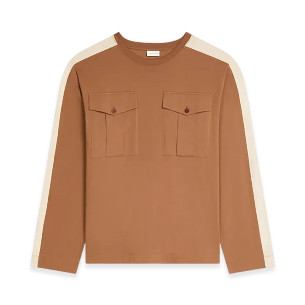 DRIES VAN NOTEN Long Sleeve Tee "Brown"