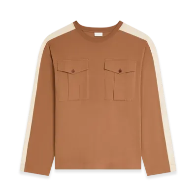 DRIES VAN NOTEN Long Sleeve Tee "Brown"