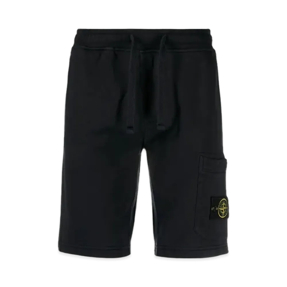 Stone Island 64651 Fleece Bermuda Shorts - 24SS "Navy Blue"
