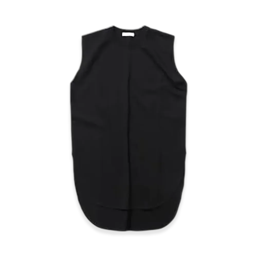 ATON Supima Air 12/- Round Hem Tank Top "Black"