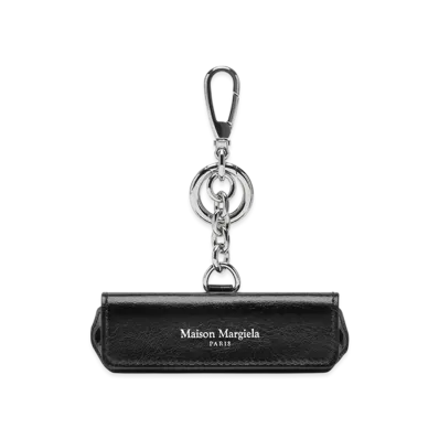 Maison Margiela 4 Stitch Leather Lipstick Holder Charm "Black"