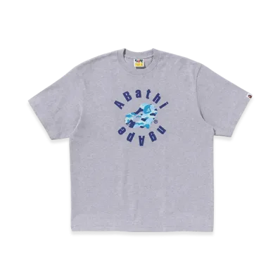 A BATHING APE ABC Camo Heart Ape Relaxed Fit Tee "Gray"