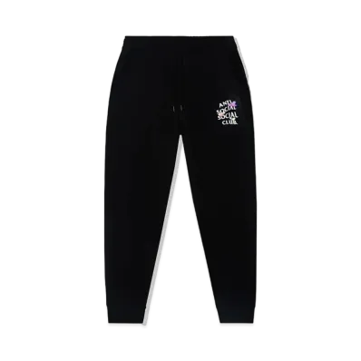 ANTI SOCIAL SOCIAL CLUB FA22 Shell Shock Black Sweatpants "Black"