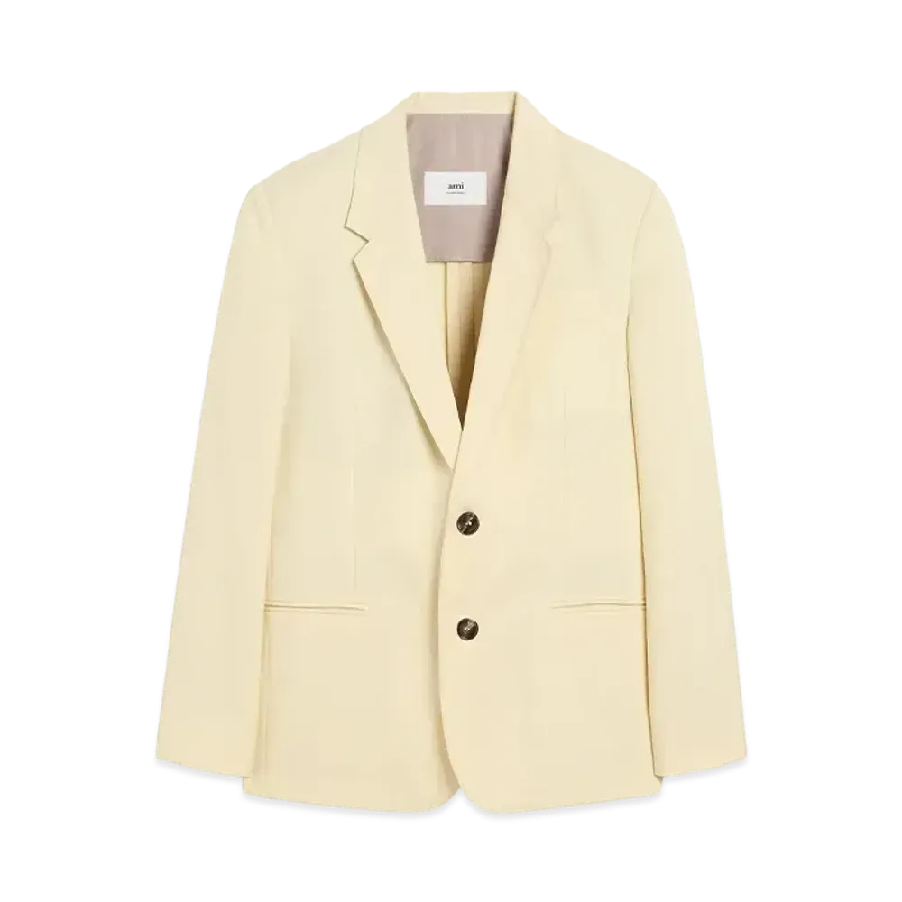 AMI PARIS Wool Semi-Lined Jacket "Beurre"