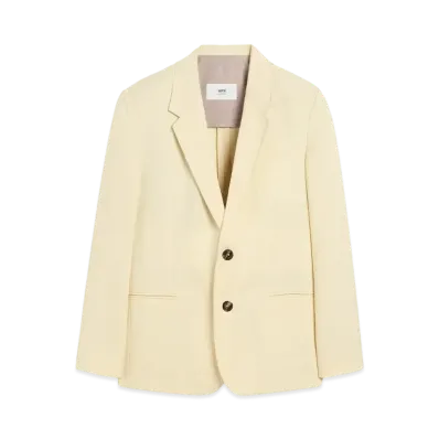 AMI PARIS Wool Semi-Lined Jacket "Beurre"