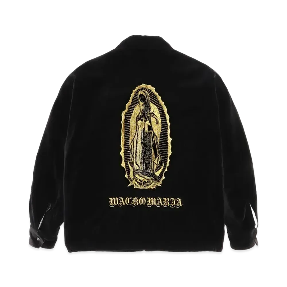 WACKO MARIA VELVET VIETNAM JACKET "Black"