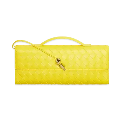 Bottega Veneta Andiamo Clutch "Sulfur"