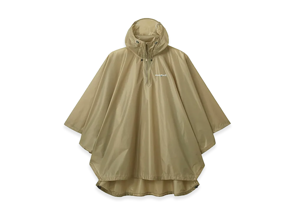 mont-bell Trekking Rain Poncho "Tan"