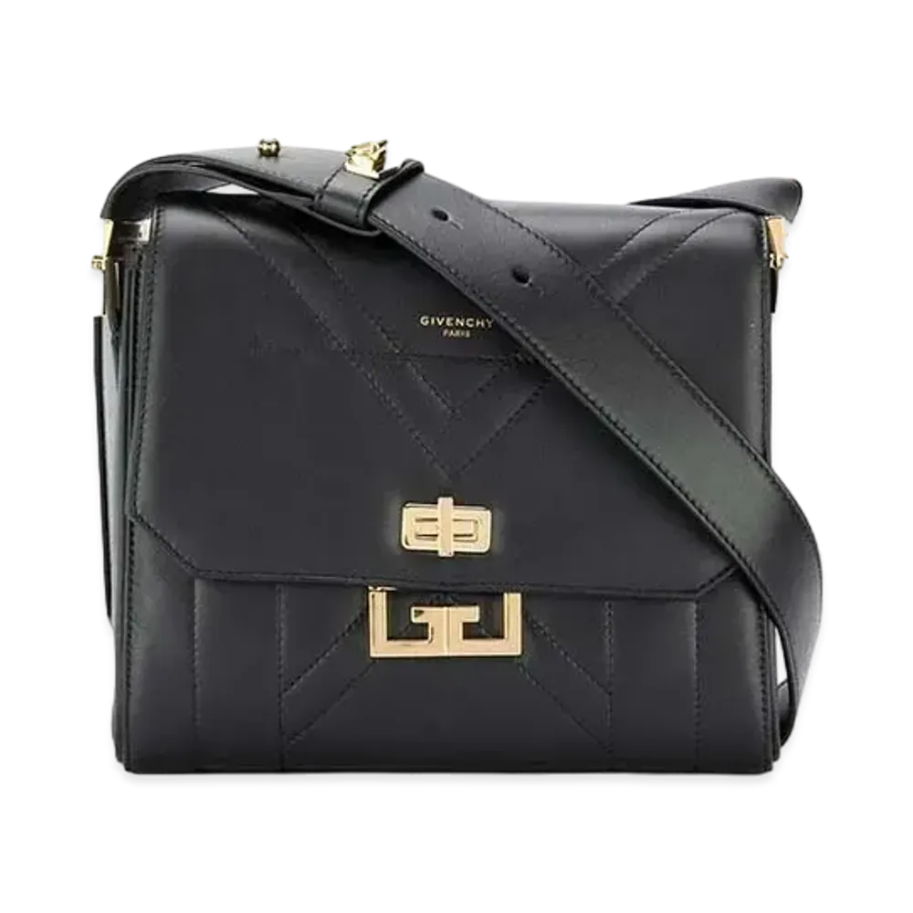 GIVENCHY Eden Leather Shoulder Bag "Black"