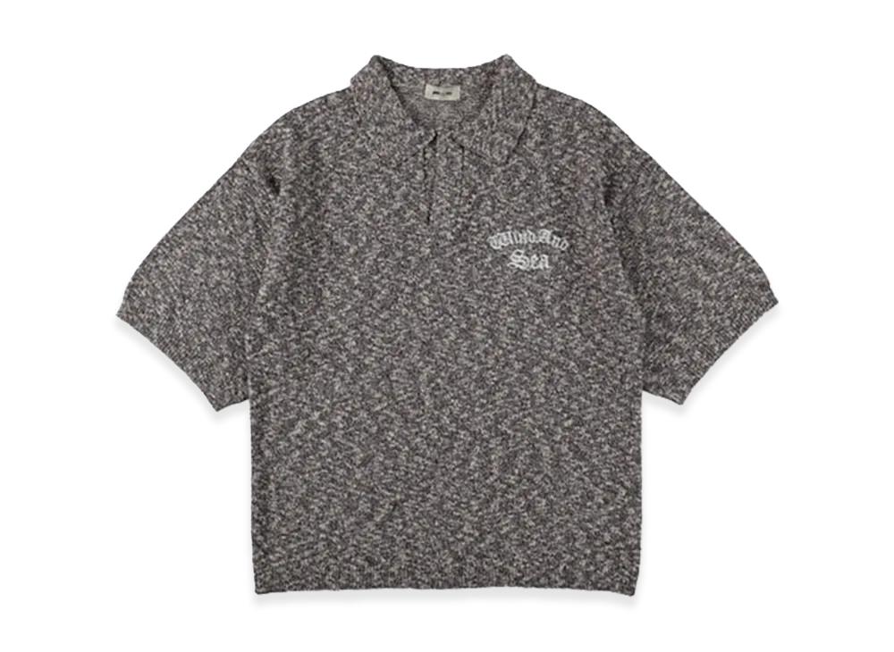 WIND AND SEA Skipper Summer Knit "Charcoal"