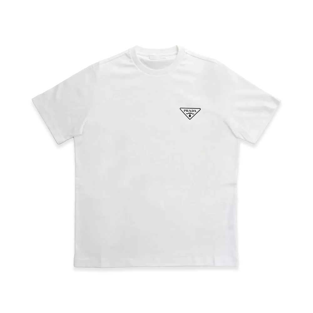 プラダ トライアングル ロゴ Tシャツ 
