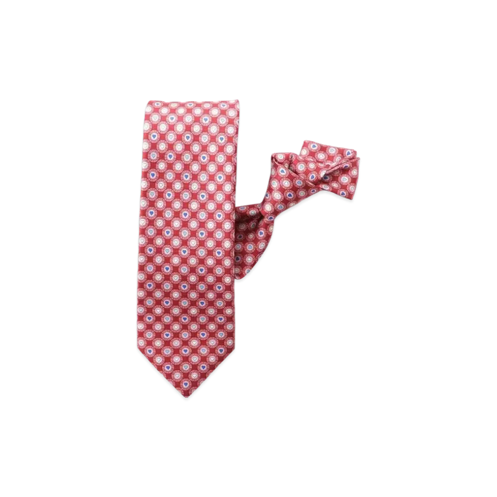 BVLGARI Logomania Tie "Red"