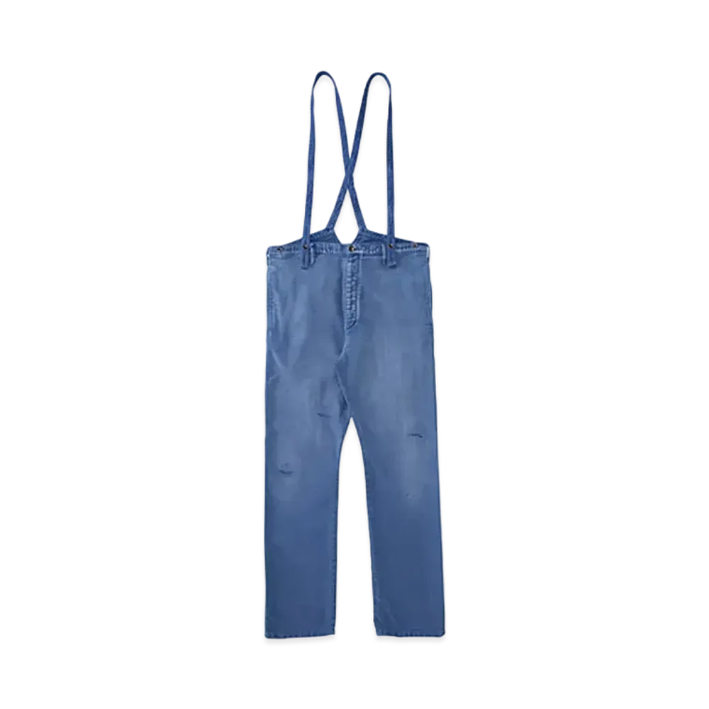 visvim TRAVAILLER BRACES PANTS (MOLESKIN) "Lt.Indigo"