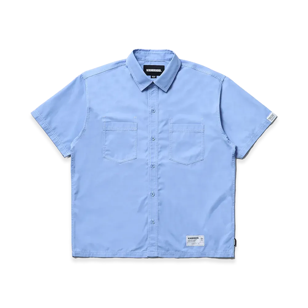NEIGHBORHOOD Visible Stitching Shirt SS "Blue"