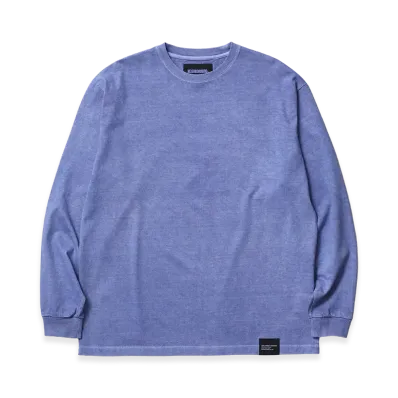 NEIGHBORHOOD Pigment Dyed Crewneck LS "Blue"