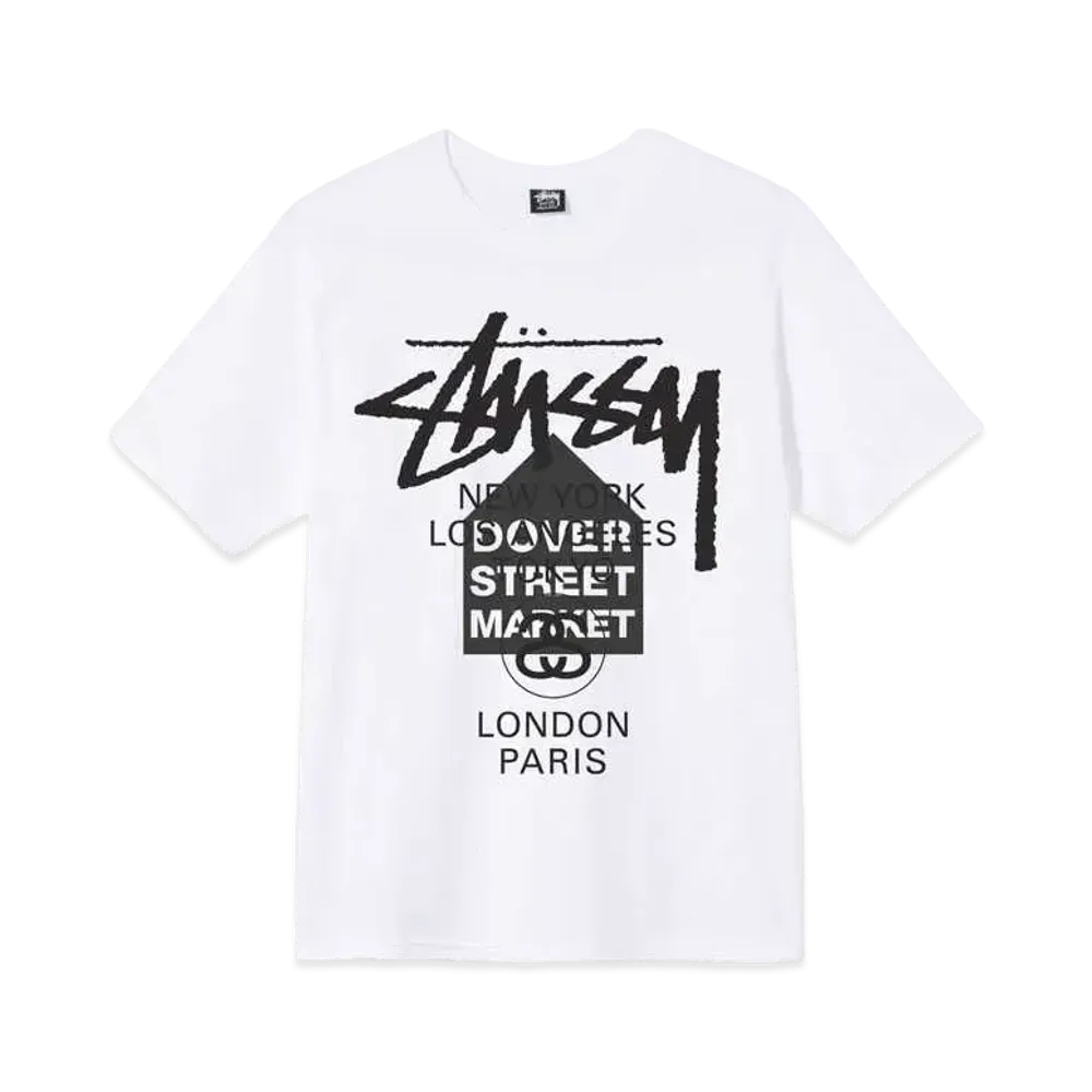 Stussy DSM WORLD TOUR S/S TEE "White"