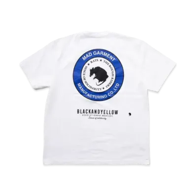 RATS Two Wheel Tee "White Blue"