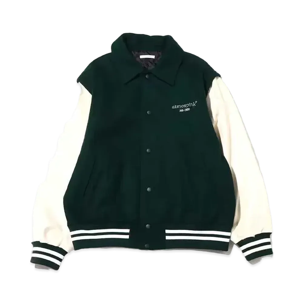 atmos pink Two-Way Stadium Jacket "Green"