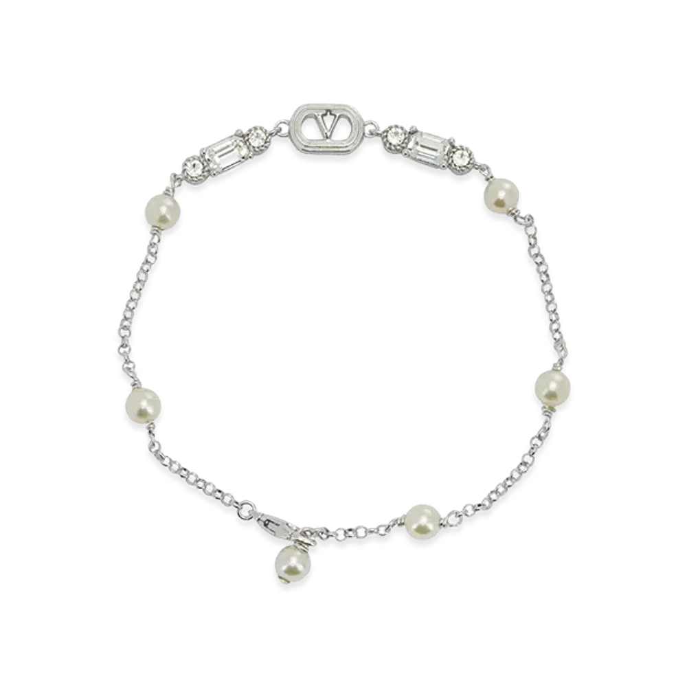 Valentino Women's "Ovalette" Bracelet "Silver"