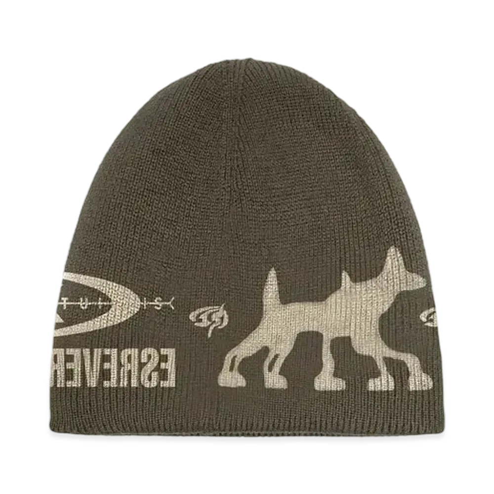 Travis Scott Cactus Jack HIEROGLYPH BEANIE "Olive"