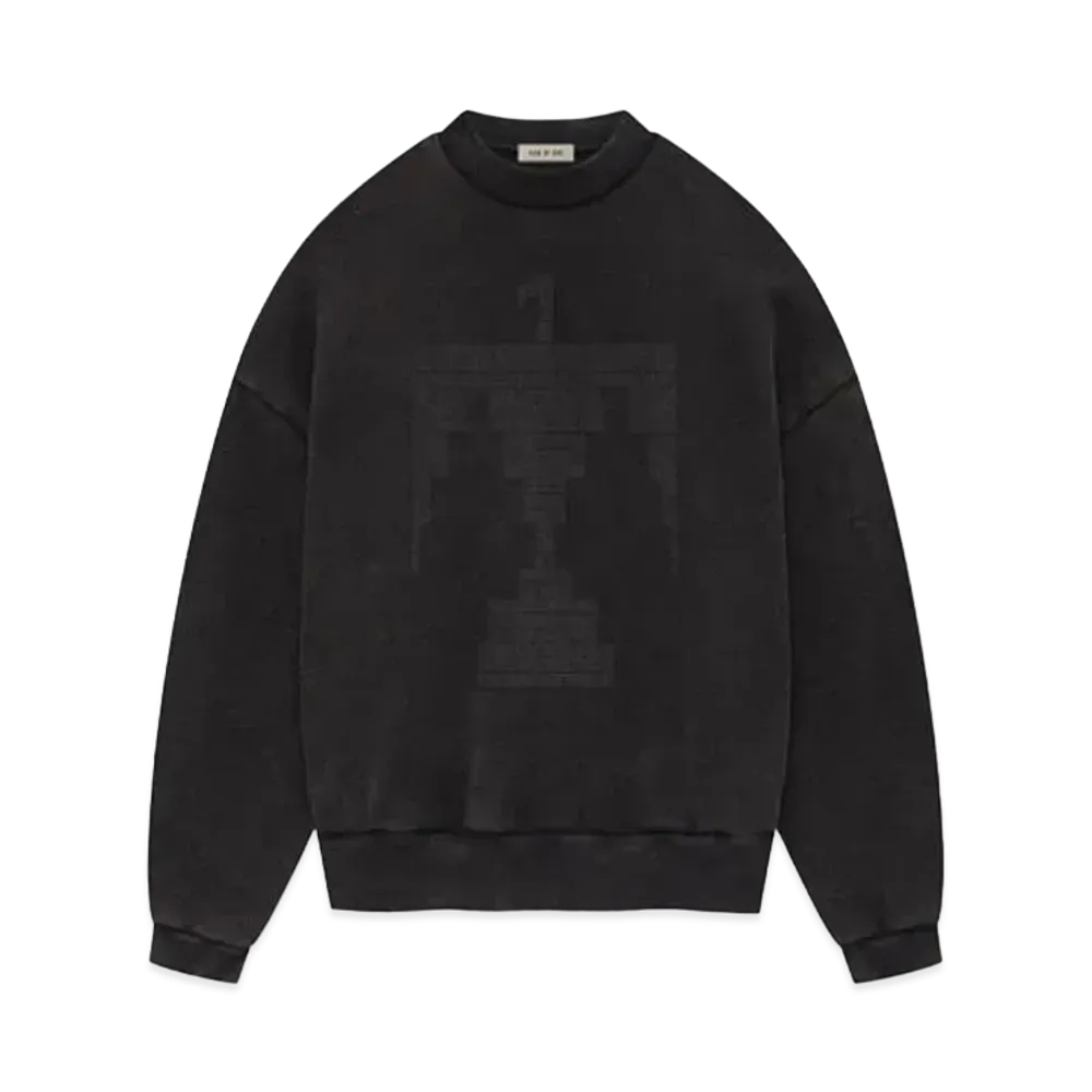 FEAR OF GOD Thunderbird Crewneck Sweatshirt "Black"