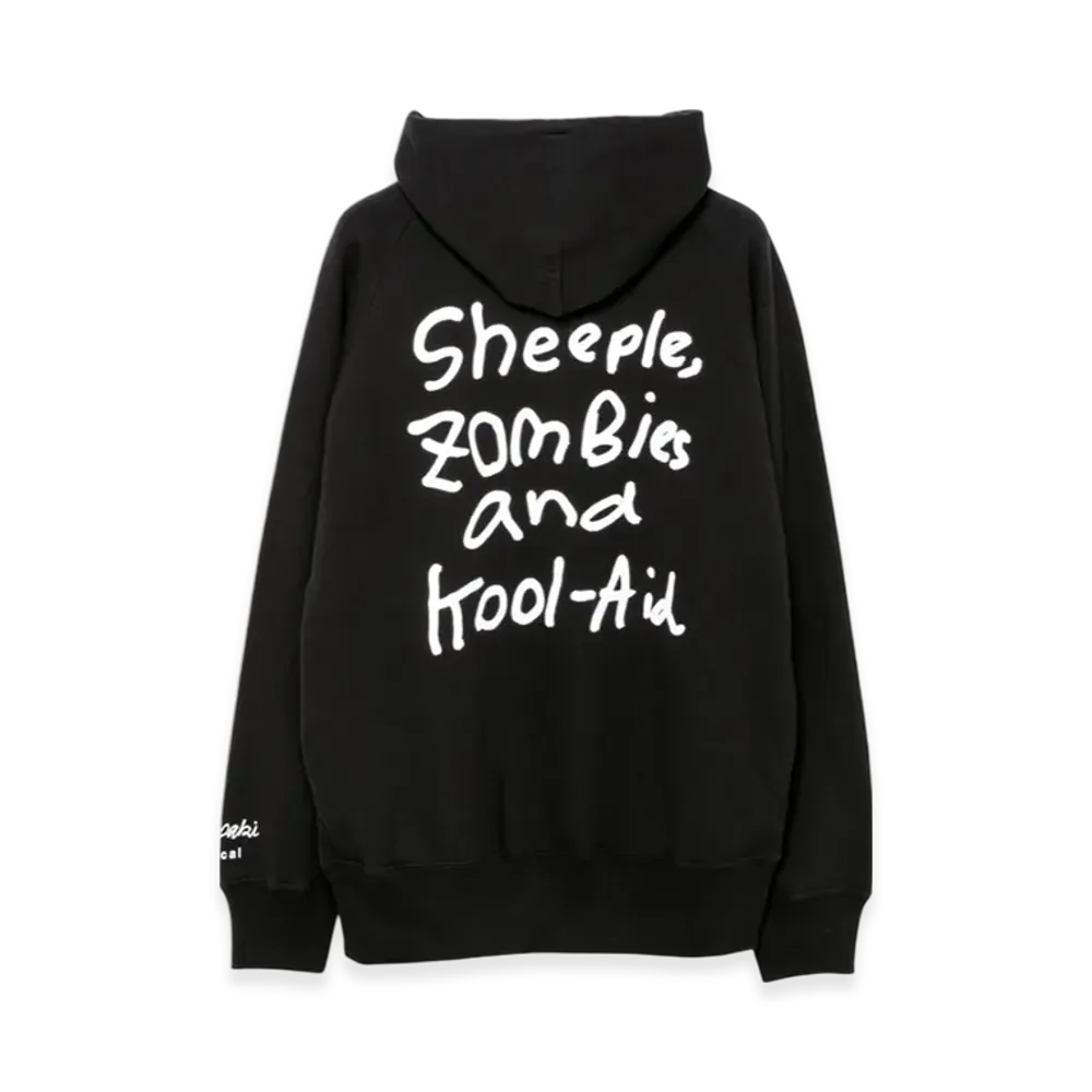 sacai x MADSAKI Print Hoodie "Black"