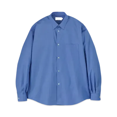 Graphpaper Alumo For Gp Regular Collar Shirt "Blue"
