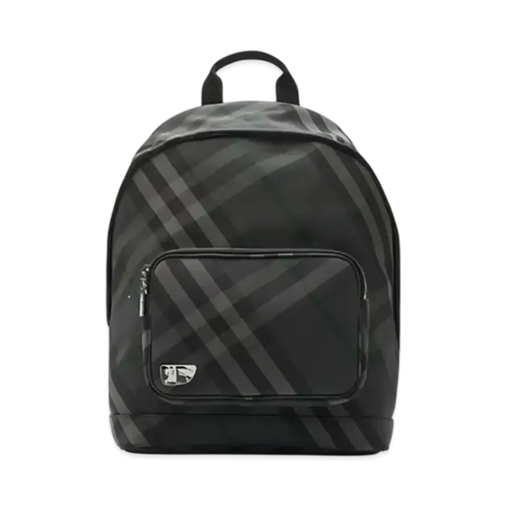 Burberry Grid Backpack "Charcoal"