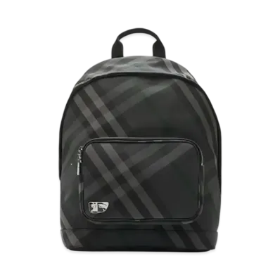 Burberry Grid Backpack "Charcoal"