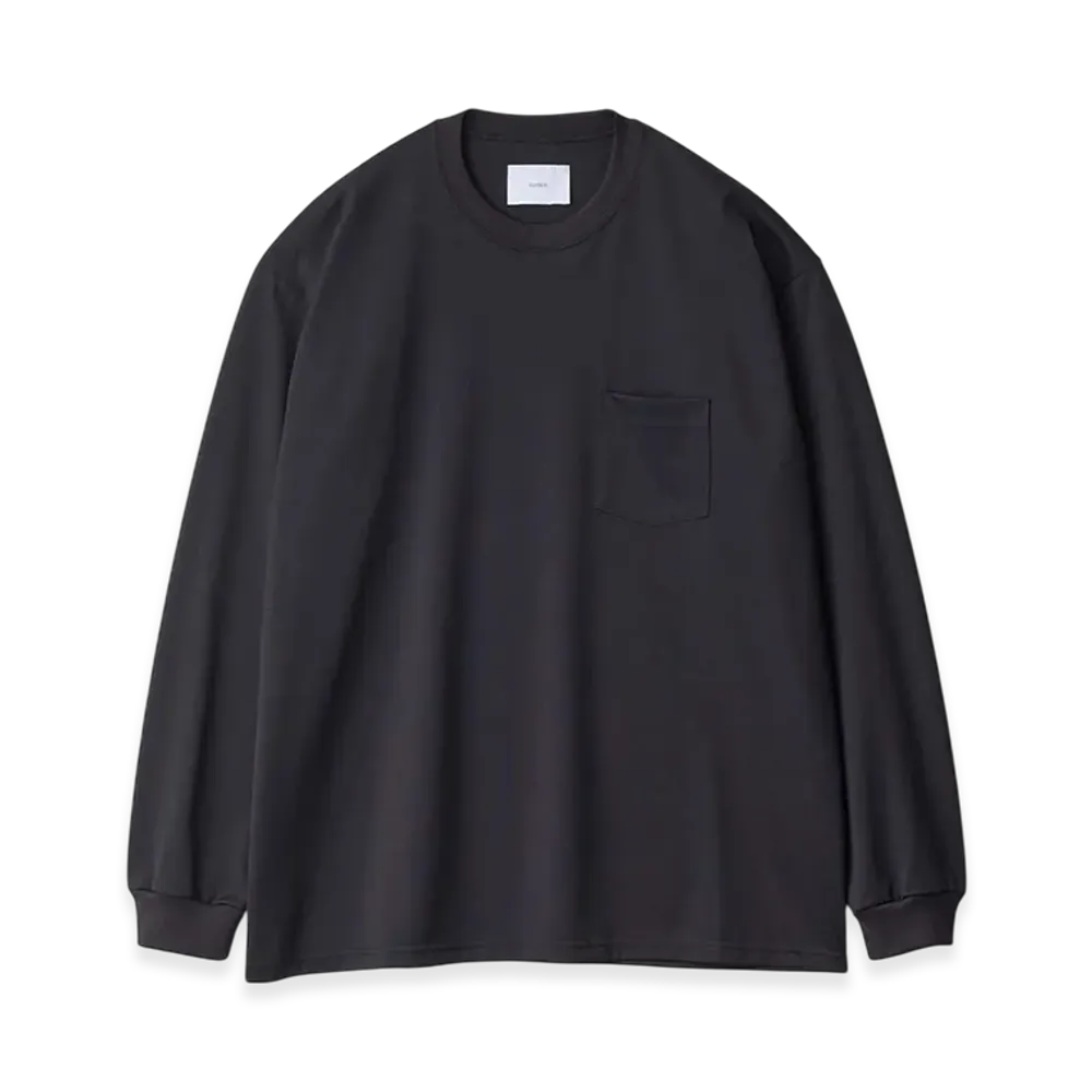 ssstein Oversized Long Sleeve Pocket Tee "Dark Navy"