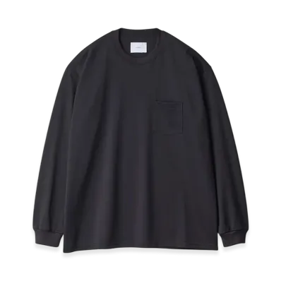 ssstein Oversized Long Sleeve Pocket Tee "Dark Navy"