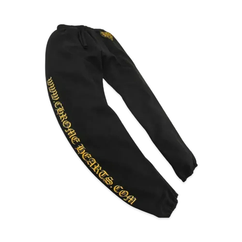 Chrome Hearts Online Exclusive Sweatpants "Black/Yellow"