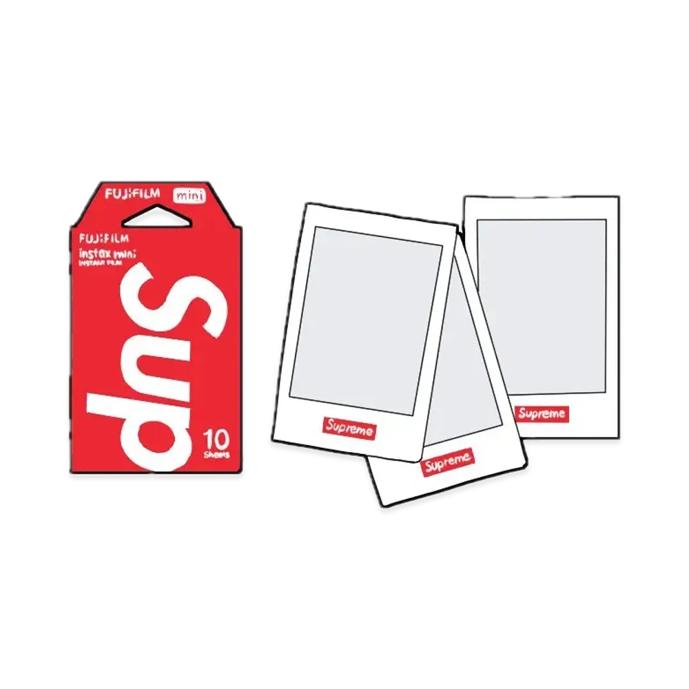 Supreme x Fujifilm instax Mini Instant Film (Pack of 10) "Red"