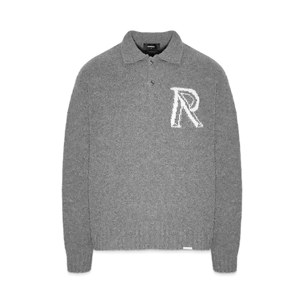 REPRESENT Initial Boucle Polo "Grey"