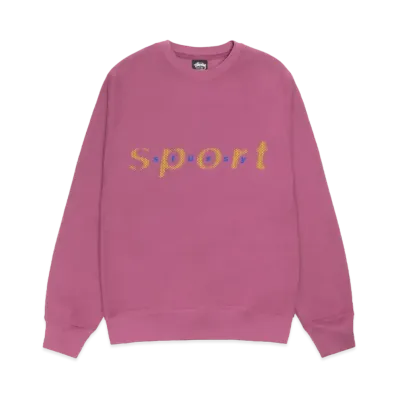 Stussy Dot Sport Crew "Berry"