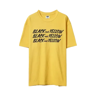 RATS BLACK and YELLOW TEE "YELLOW"