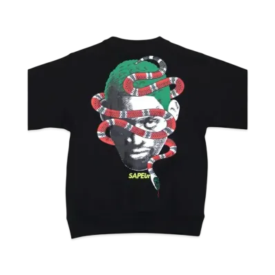 SAPEur Kid's Year of the Snake Crew Neck "Black"