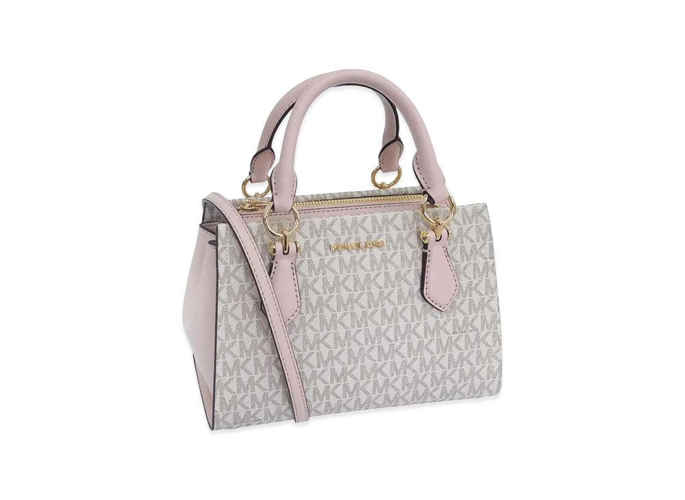 MICHAEL KORS Women's Marilyn Small Signature Logo Messenger Bag "Pink"